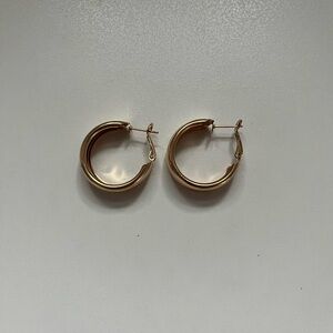 Elegant Gold Hoop Earrings